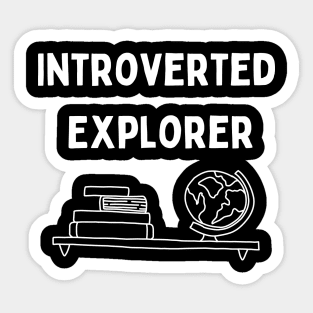 Introverted explorer Sticker